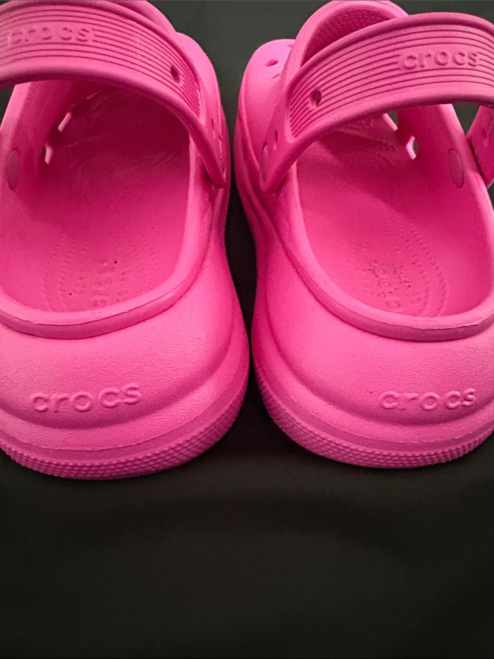 Crocs Pink Clog Sandals - Picture 3 of 4